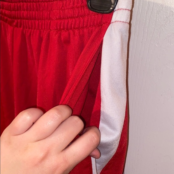 Medium red & white track pants - Picture 2 of 2